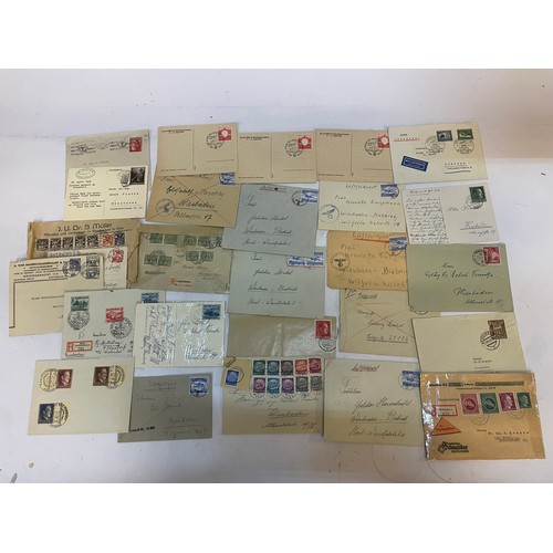 601 - An interesting group of German Postal History, mostly dating 1930's / 40's (third reich era) includi... 