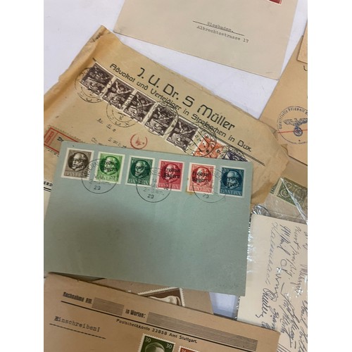 601 - An interesting group of German Postal History, mostly dating 1930's / 40's (third reich era) includi... 