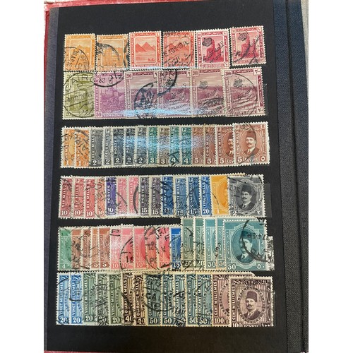 103 - A group of ten well presented stamp albums featuring Australia, Canada, Austria, Egypt, Ceylon (some... 