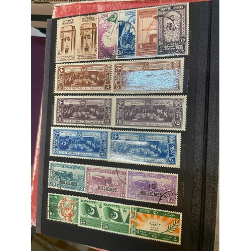 103 - A group of ten well presented stamp albums featuring Australia, Canada, Austria, Egypt, Ceylon (some... 