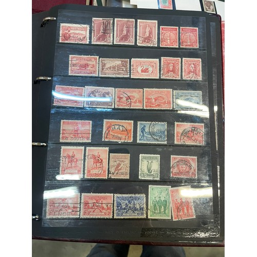 103 - A group of ten well presented stamp albums featuring Australia, Canada, Austria, Egypt, Ceylon (some... 