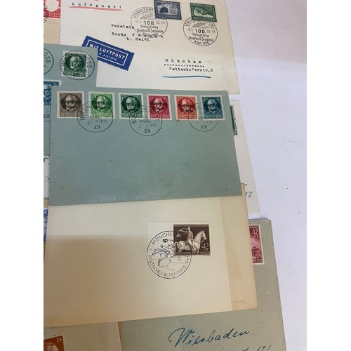 601 - An interesting group of German Postal History, mostly dating 1930's / 40's (third reich era) includi... 