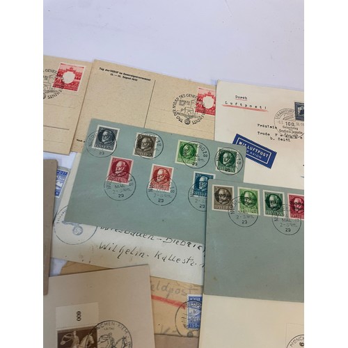 601 - An interesting group of German Postal History, mostly dating 1930's / 40's (third reich era) includi... 