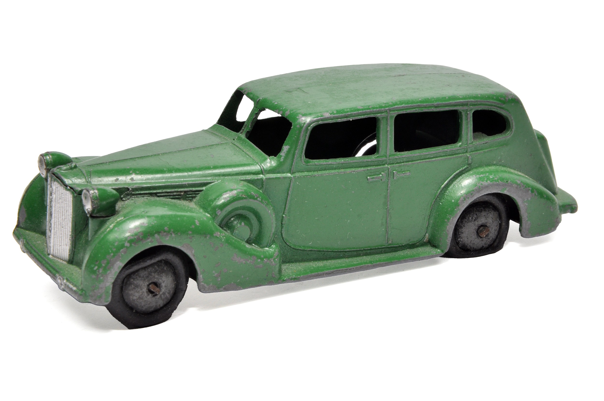 Dinky Pre-War No. 39a Packard. Green. Displays generally good with some ...