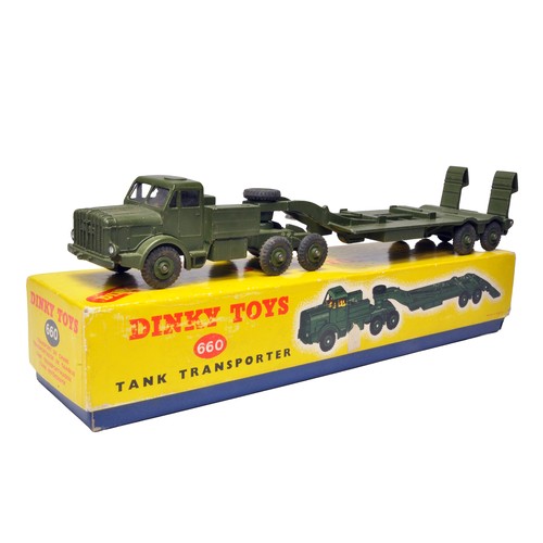 Dinky No. 660 Tank Transporter with windows. Displays generally ...