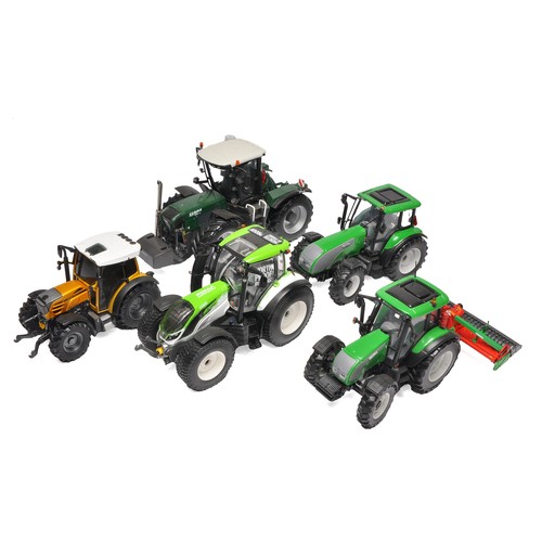 43 - A group of 1/32 model tractor issues including Wiking Valtra Nokian Tyres Special Edition, Universal... 
