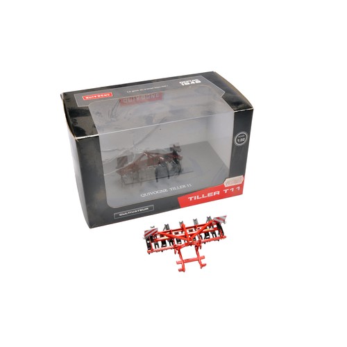 57 - A selection of 1/32 farm models comprising various implements, mostly from Siku and Britains but als... 