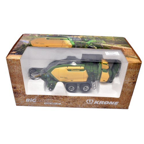 54 - ROS 1/32 farm model duo comprising Krone BigPack 1290 Baler plus Feraboli Extreme round baler. Both ... 