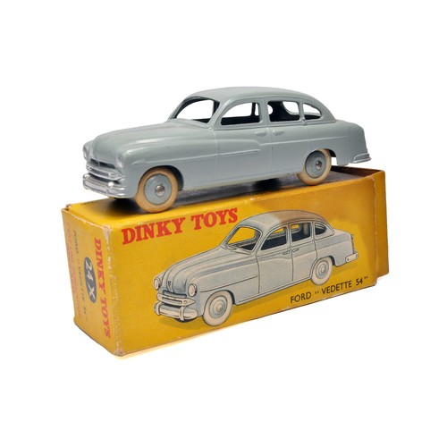 French Dinky No. 24X Ford Vedette. Grey inc hubs. Displays excellent. Very little sign of wear. In good box, albeit notable staining.