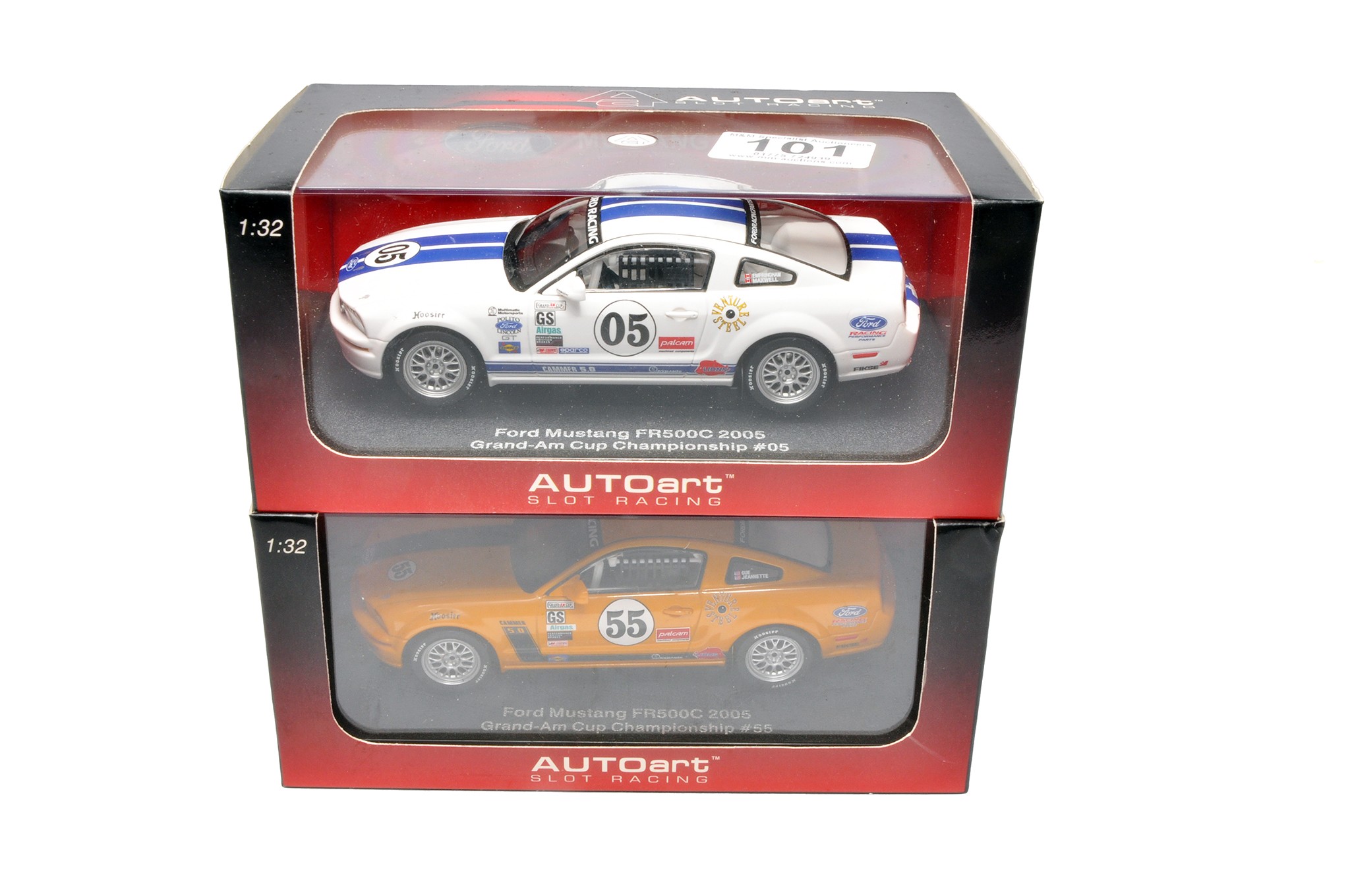 Slot Car issues comprising, Autoart Slot Racing Ford Mustang FR500C ...