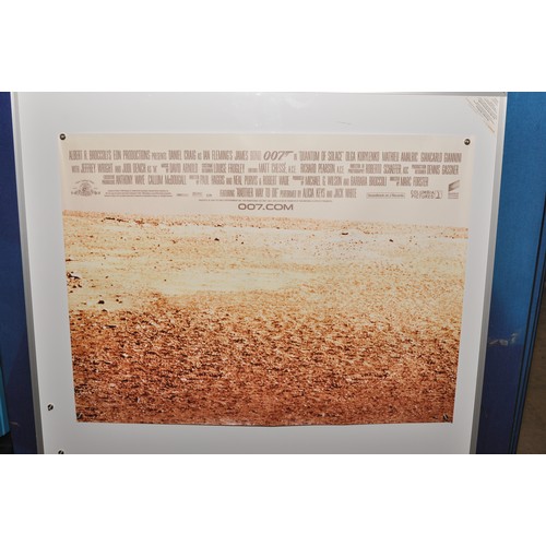 489 - James Bond 007 - An Extremely RARE UK Multi-Quad poster comprising of 6 x Quad-sized panels for Quan... 