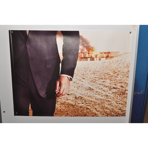 489 - James Bond 007 - An Extremely RARE UK Multi-Quad poster comprising of 6 x Quad-sized panels for Quan... 