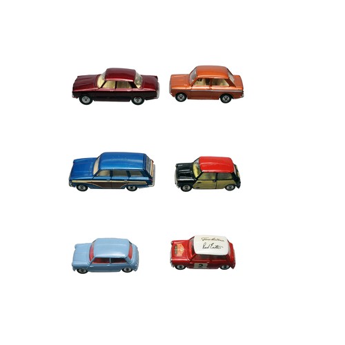 105 - Corgi No. GS48 Car Transporter Gift Set comprising 6 vehicles and Car Transporter, as shown. Conditi... 
