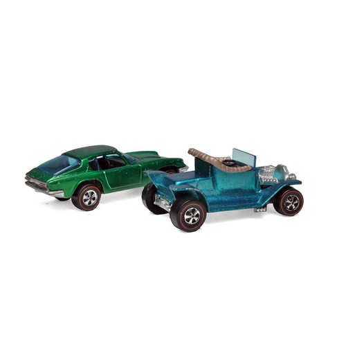 258 - Vintage Hot Wheels Double Dare Race Action Set comprising (what appears to be) complete set plus ori... 