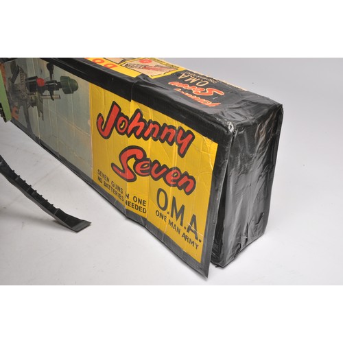 259 - Topper Toys Johnny Seven O.M.A. Gun appears to be complete, in clean condition and in working order.... 