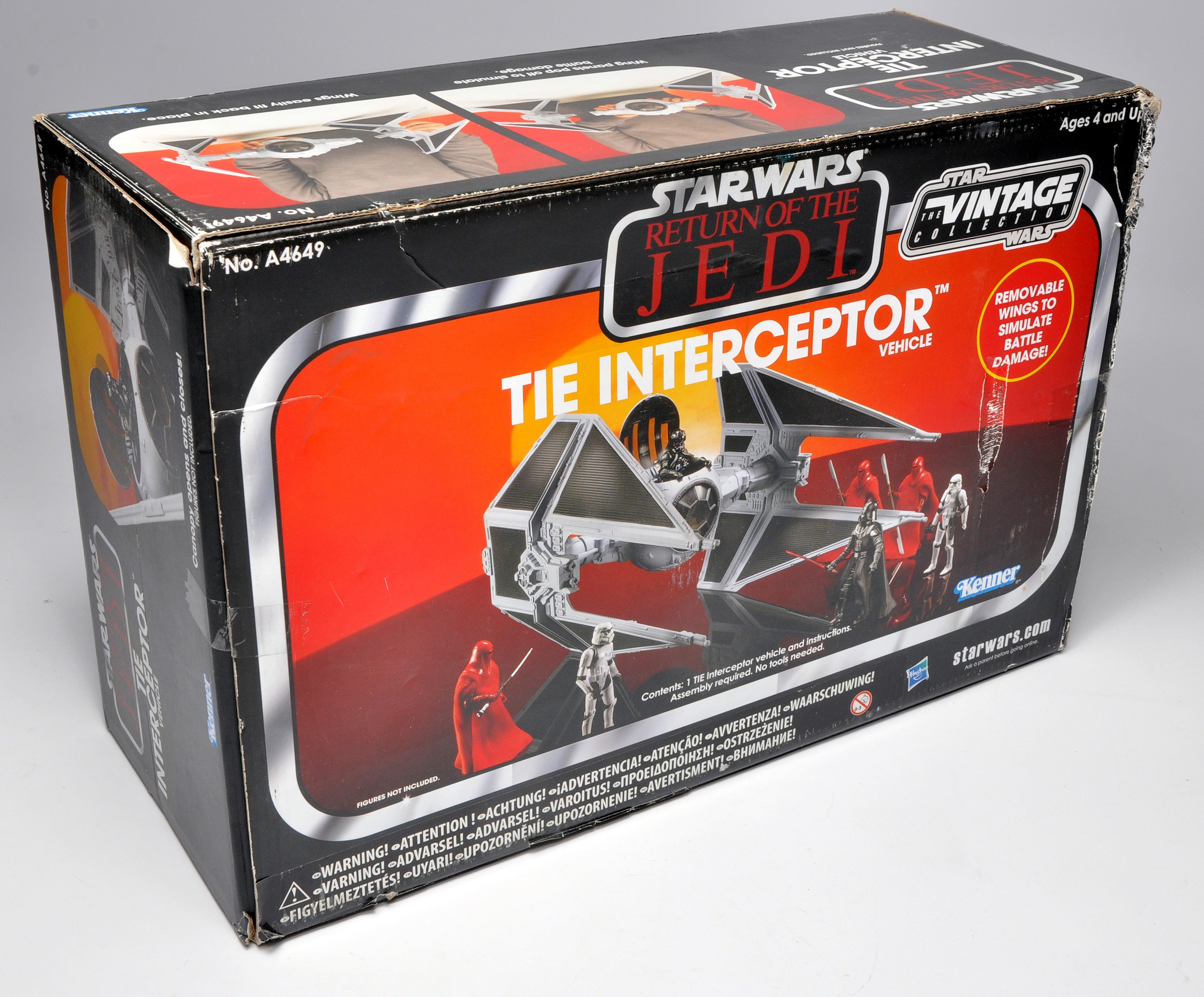 Hasbro - Kenner Star Wars No. A4649 ROTJ Tie Interceptor. Complete with ...