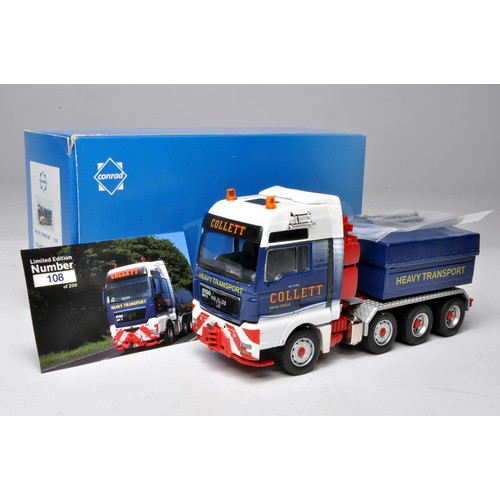 Conrad 1/50 diecast model truck issue comprising No. 70002/08 MAN