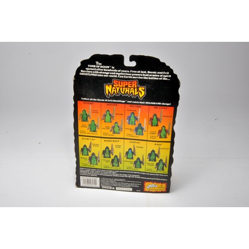 571 - Tonka 1986 Super Naturals carded figure issue comprising No. 6570 Hooter: Heroic Ghostling. Factory ... 