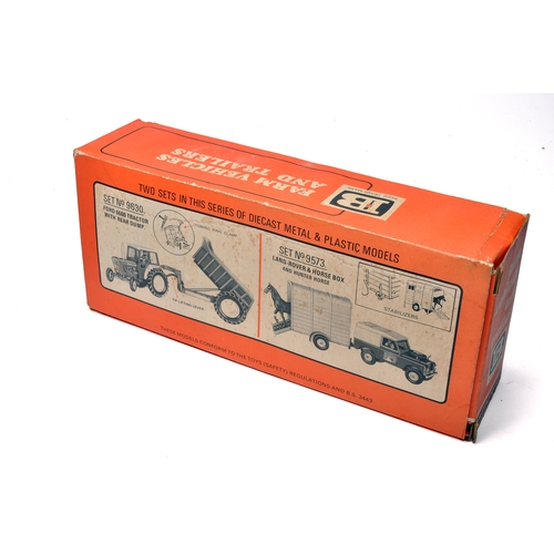 1 - Britains 1/32 Farm Toys comprising No. 9630 Ford 6600 Tractor and Rear Dump Trailer. Contents genera... 