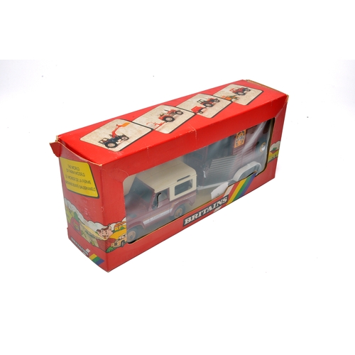3 - Britains 1/32 Farm Toys comprising Land Rover and Horsebox set. Contents generally excellent in orig... 