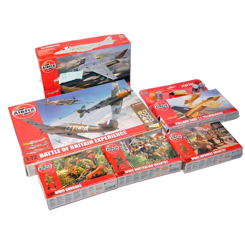 A group of Airfix Plastic Model Kits comprising Battle of Britain ...