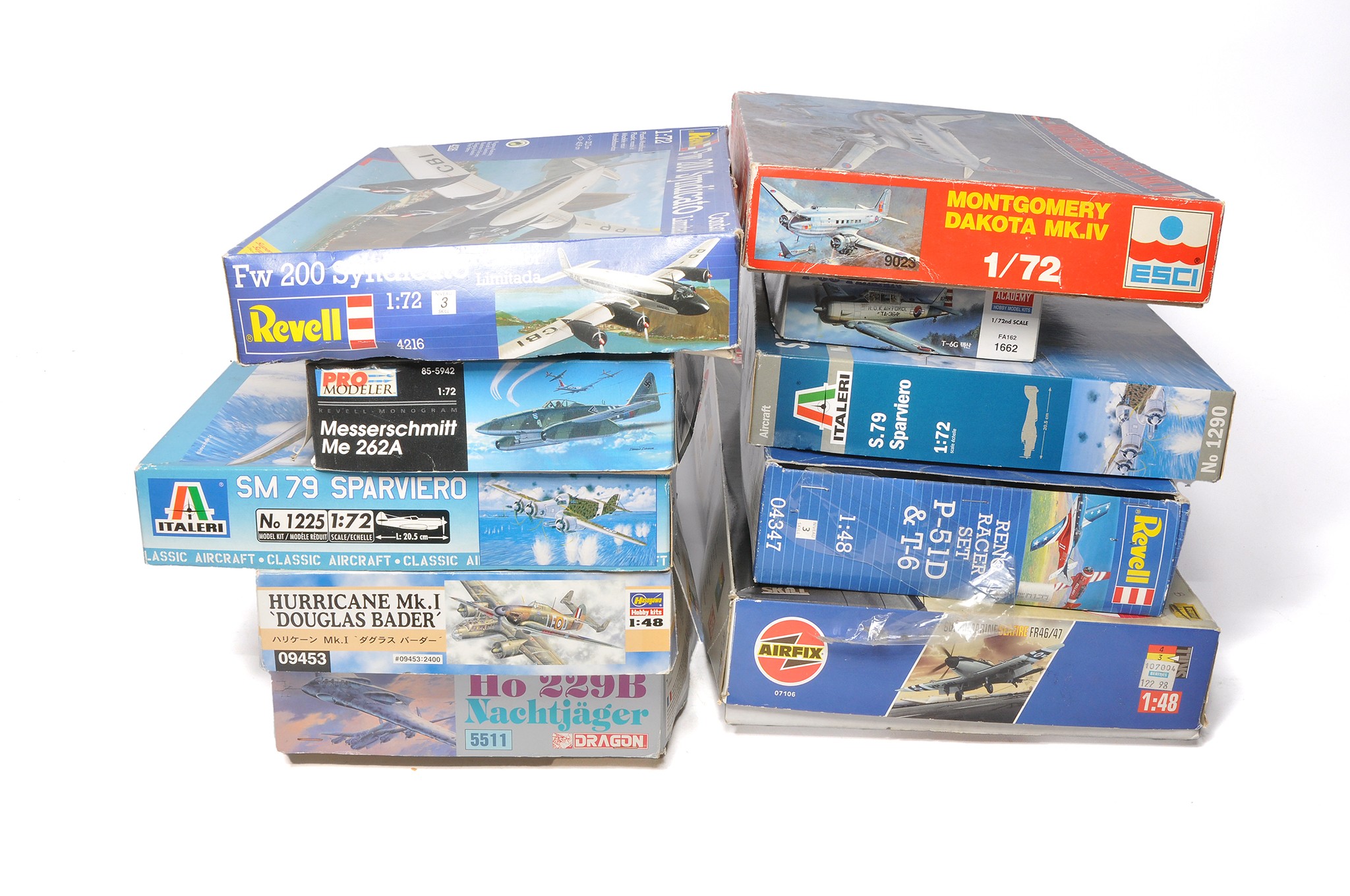 Plastic Model Kit collection comprising of started kits. for completion ...