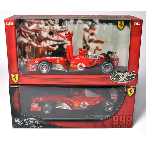 Hot Wheels 1/18 diecast Formula One (F1) Model vehicles comprising