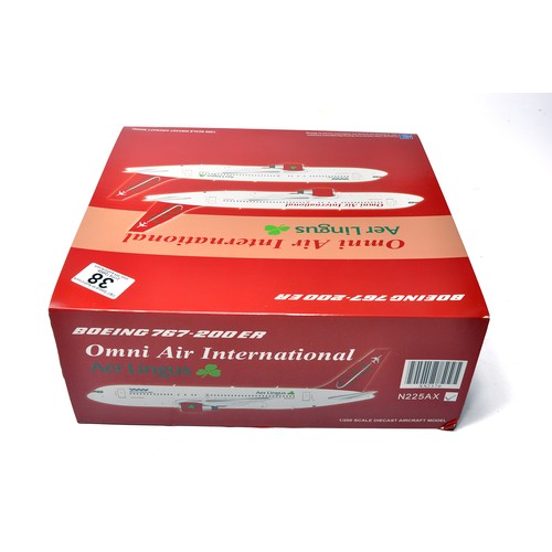 38 - Inflight Models or similar 1/200 diecasst model aircraft comprising, Omni Air International Aer Ling... 