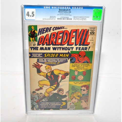 Comics - Daredevil #1 (Marvel 1964) - CGC 4.5 - Origin of Daredevil.