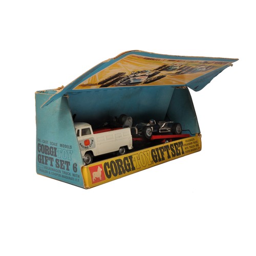 56 - Corgi No. GS6 Volkwagen Truck / Trailer with Cooper Maserati F1 Racing Car. Contents generally very ... 