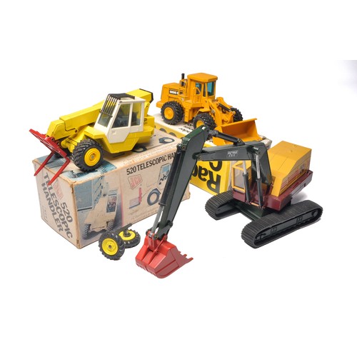 A misc selection of diecast model construction models including