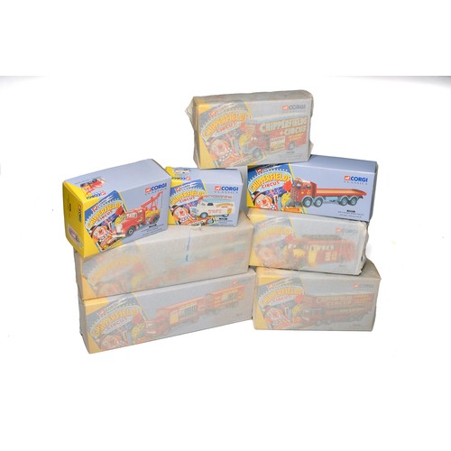 8 - A group of Corgi Classics 1/50 diecast model vehicles relating to Chipperfield Circus. All excellent... 