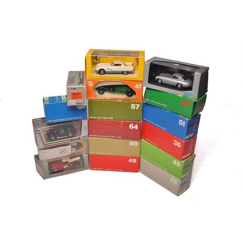 19 - A collection of RIO vintage and classic vehicle models in original boxes. Mostly never displayed. Do... 