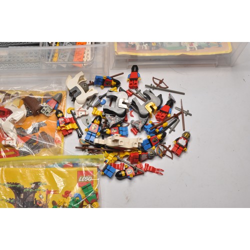 579 - A collection of loose LEGO parts, bricks, components PLUS Mini-Figures (and accessories) including s... 