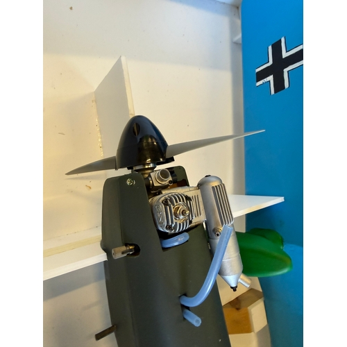 712 - A scratch-built radio-controlled model of a Junkers Ju 87D, built from Aeromodeller Plans Service pl... 