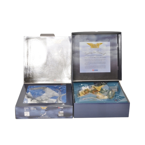 280 - A pair of Corgi Aviation Archive Military 1/144 diecast model aircraft, comprising a Short Sunderlan... 