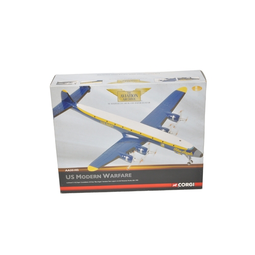283 - A Corgi Aviation Archive diecast model aircraft, AA35102, depicting a Lockheed C-121J Super Constell... 