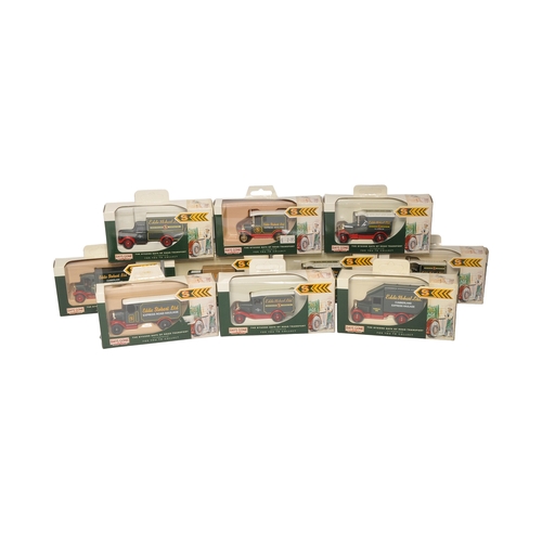 352 - A group of Lledo Days Gone diecast model vans in Eddie Stobart Ltd livery, including Express Road Ha... 