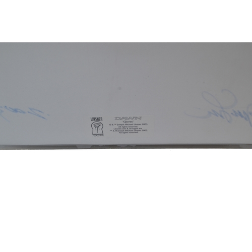 492 - A signed print of a pin-up depicting Dawn, signed and dated 
