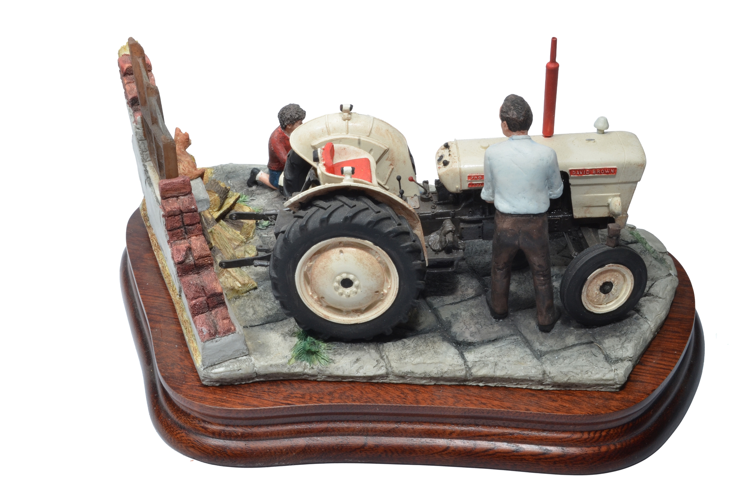 A Border Fine Arts resin tableau depicting the subject 'Like Father ...