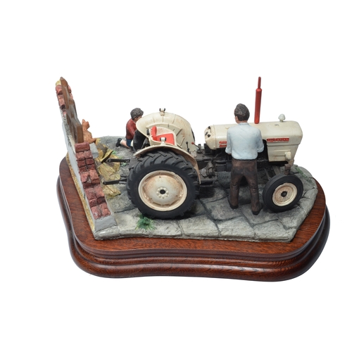 A Border Fine Arts resin tableau depicting the subject 'Like Father ...