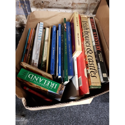 35 - BOX OF BOOKS ON BELFAST