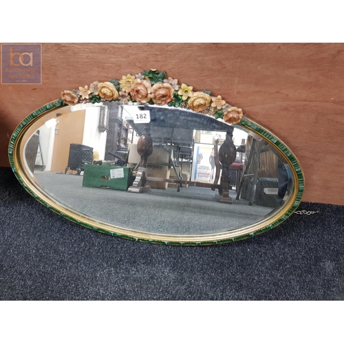 182 - VINTAGE 1940S BARBOLA WALL MIRROR