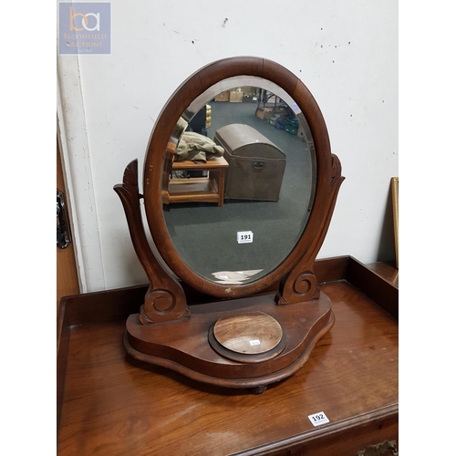 191 - OVAL TOILET MIRROR