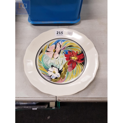 215 - CLARICE CLIFF BIZARRE PLATE