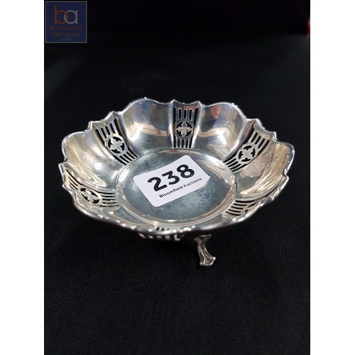 238 - ANTIQUE SILVER DISH