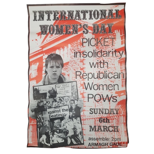 102 - REPUBLICAN POSTER - INTERNATIONAL WOMENS DAY - ARMAGH GAOL