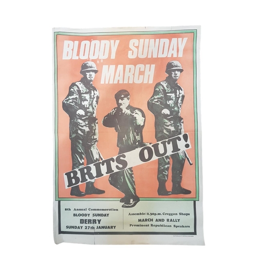 106 - REPUBLICAN POSTER - BLOODY SUNDAY MARCH