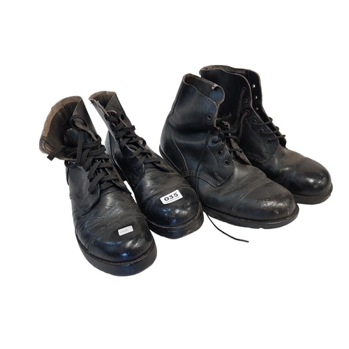 35 - 2 X PAIRS OF ROYAL ULSTER CONSTABULARY BOOTS