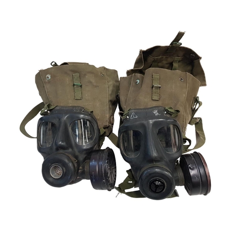 36 - 2 X RESPIRATORS BRITISH ARMY ISSUE NI